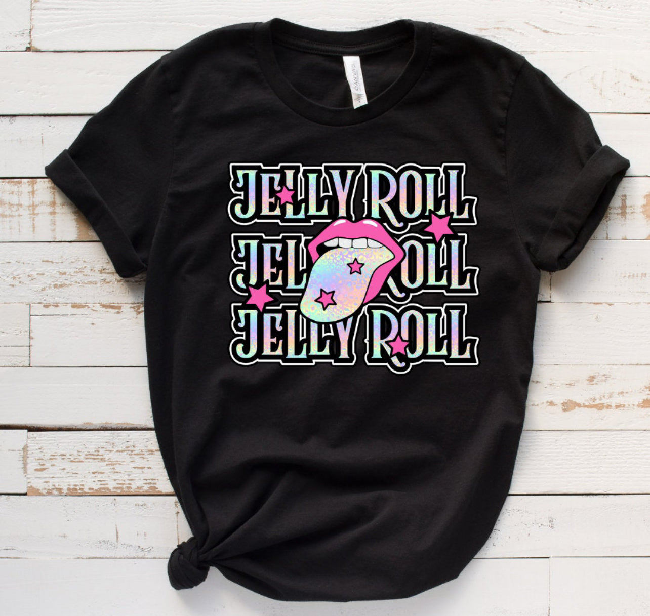 Jellyroll pink/black